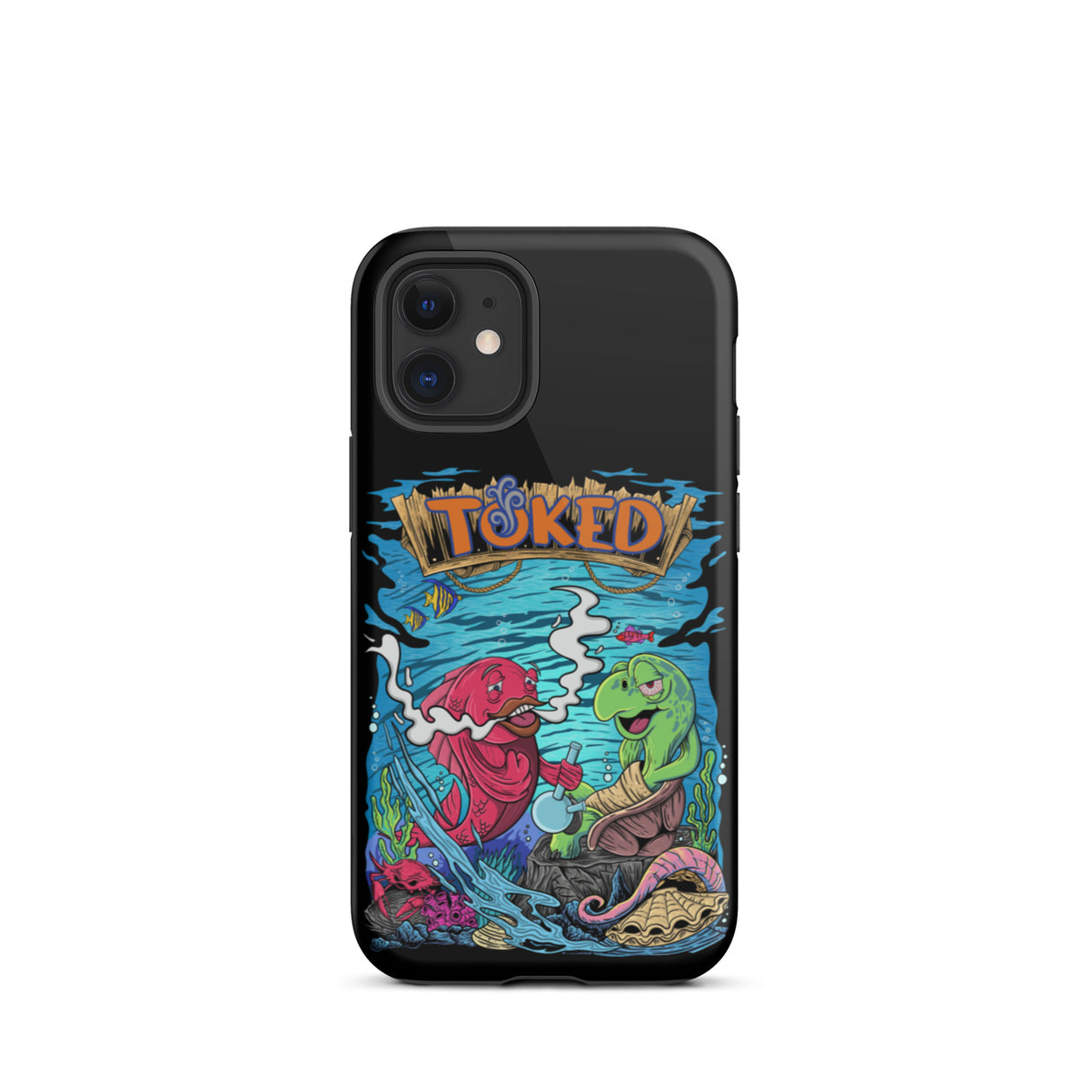 TOKED World Sapper Fish Dual Layer Black iPhone Case