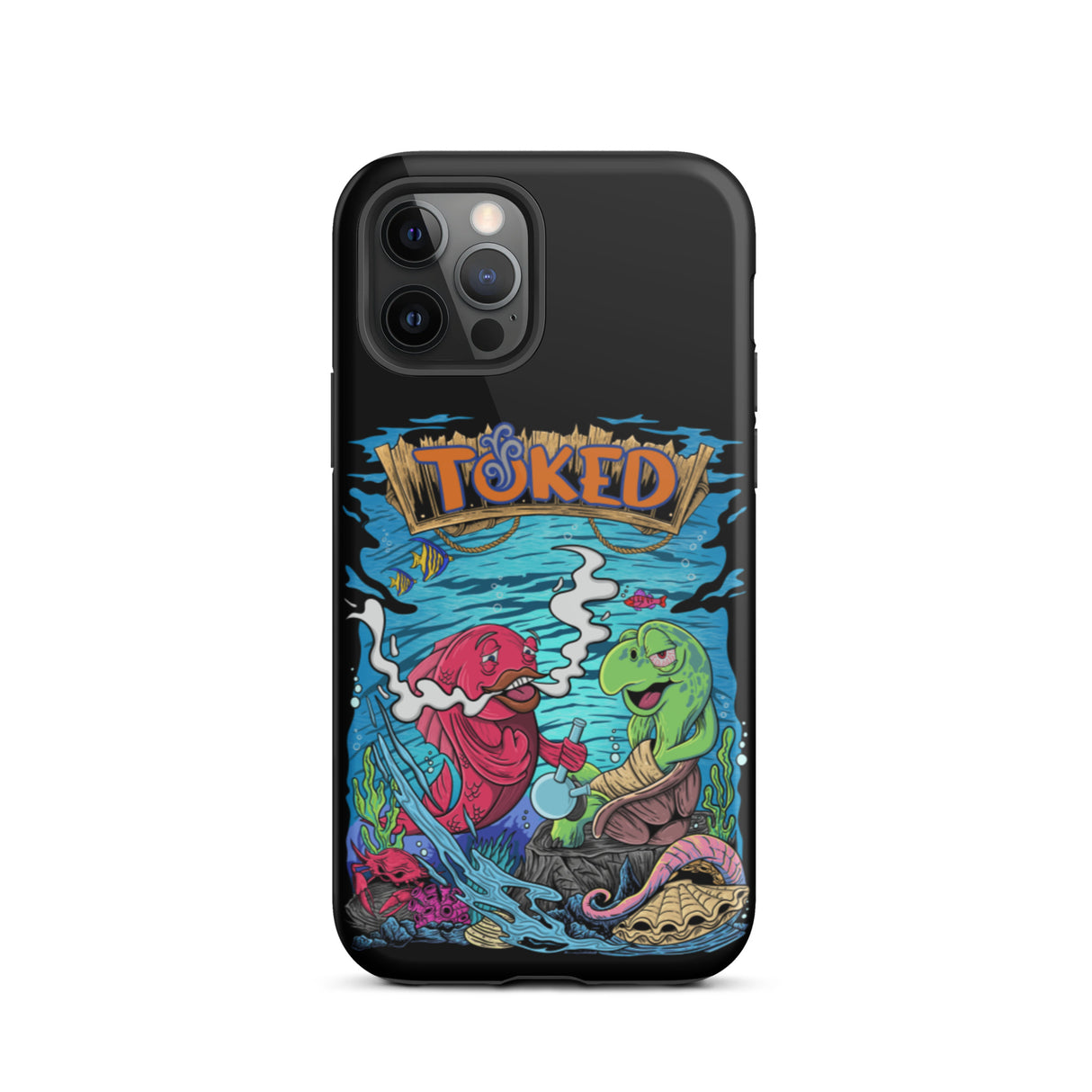 TOKED World Sapper Fish Dual Layer Black iPhone Case