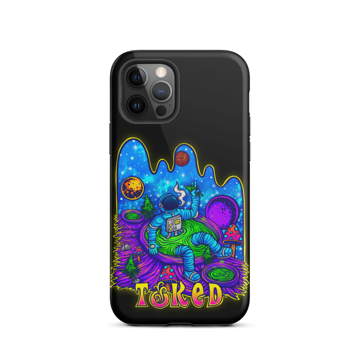 Spaceman Dual Layer Black iPhone Case