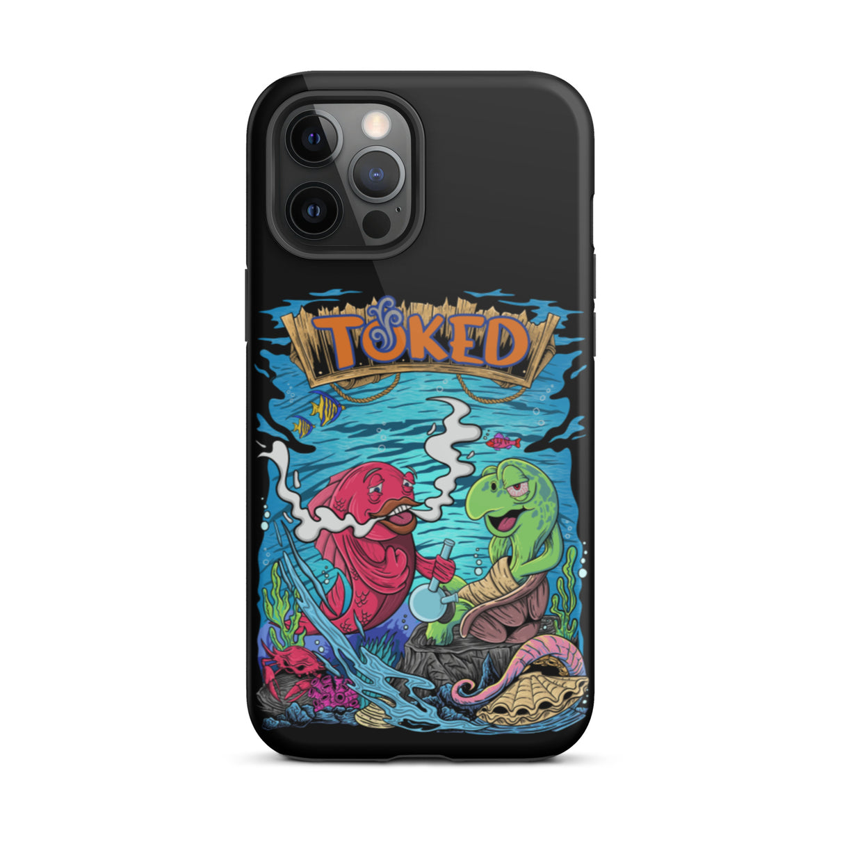 TOKED World Sapper Fish Dual Layer Black iPhone Case