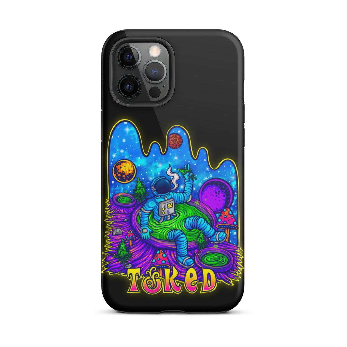 Spaceman Dual Layer Black iPhone Case