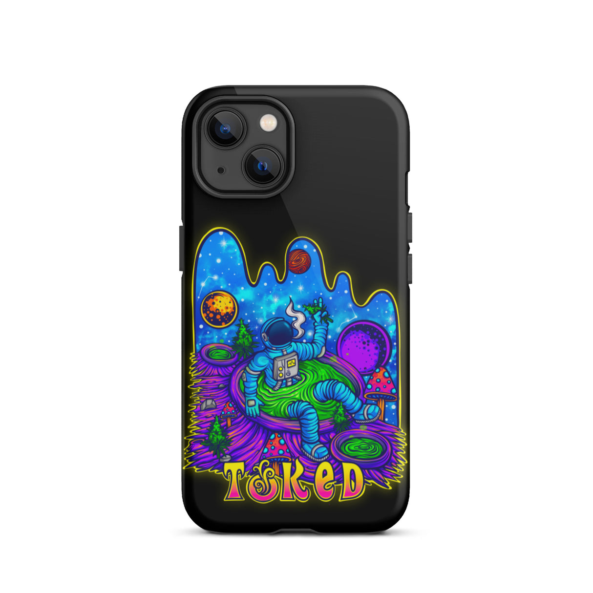 Spaceman Dual Layer Black iPhone Case