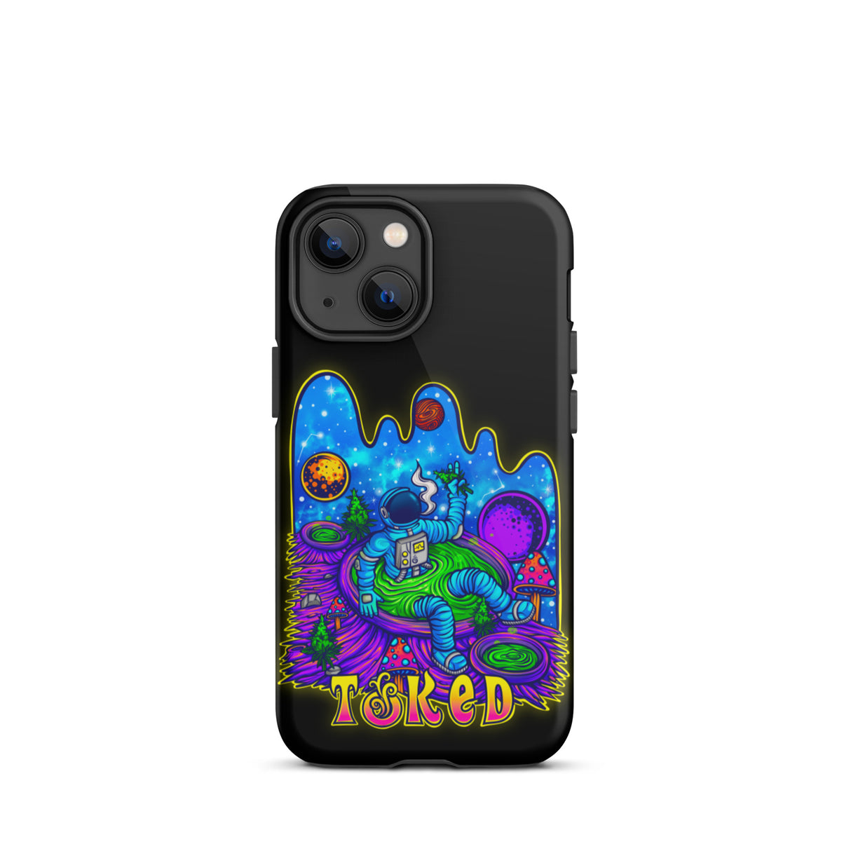 Spaceman Dual Layer Black iPhone Case