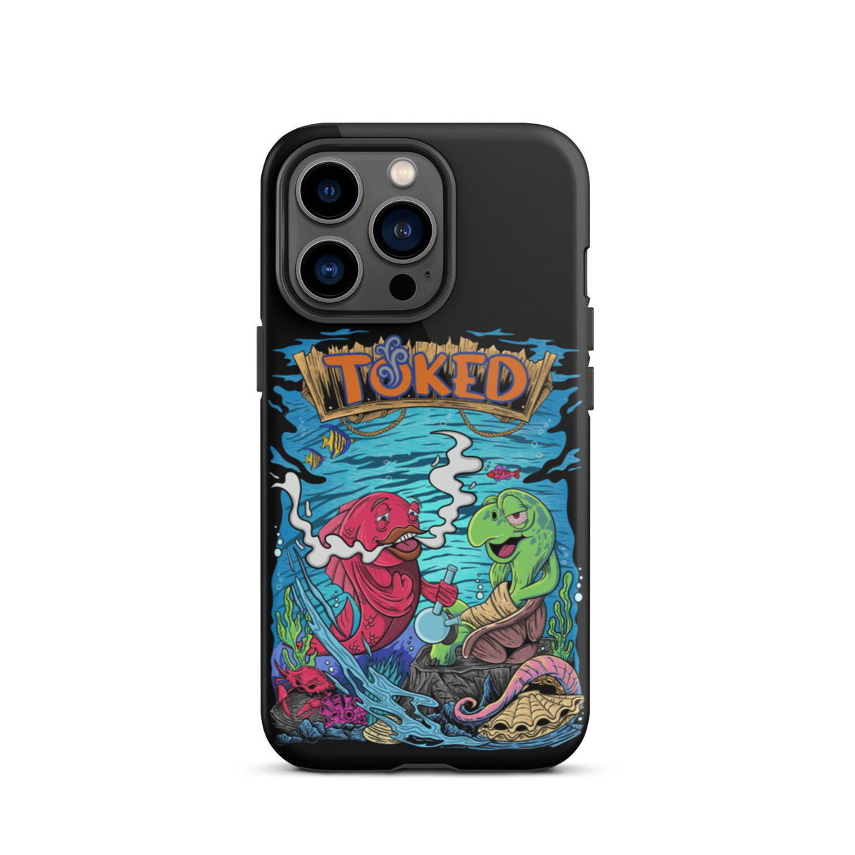 TOKED World Sapper Fish Dual Layer Black iPhone Case