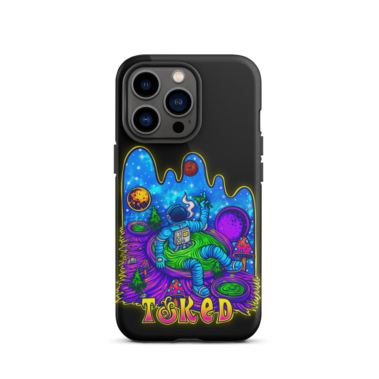 Spaceman Dual Layer Black iPhone Case