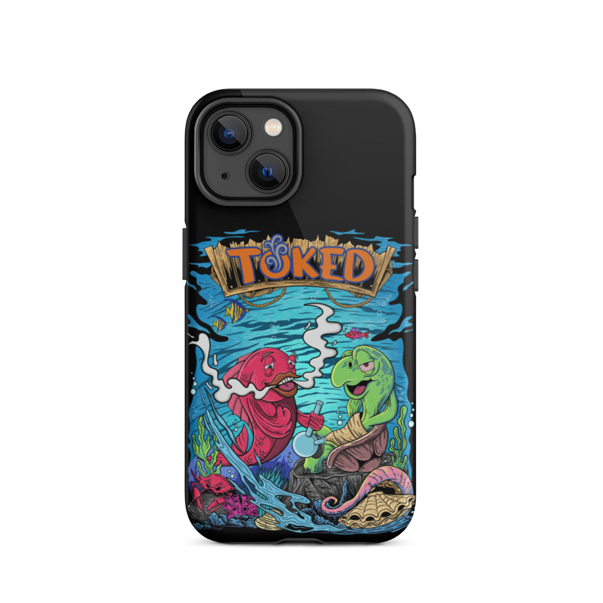 TOKED World Sapper Fish Dual Layer Black iPhone Case