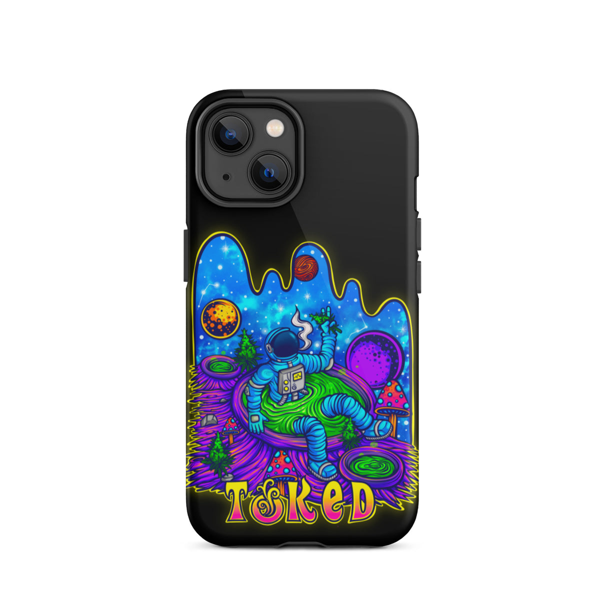 Spaceman Dual Layer Black iPhone Case