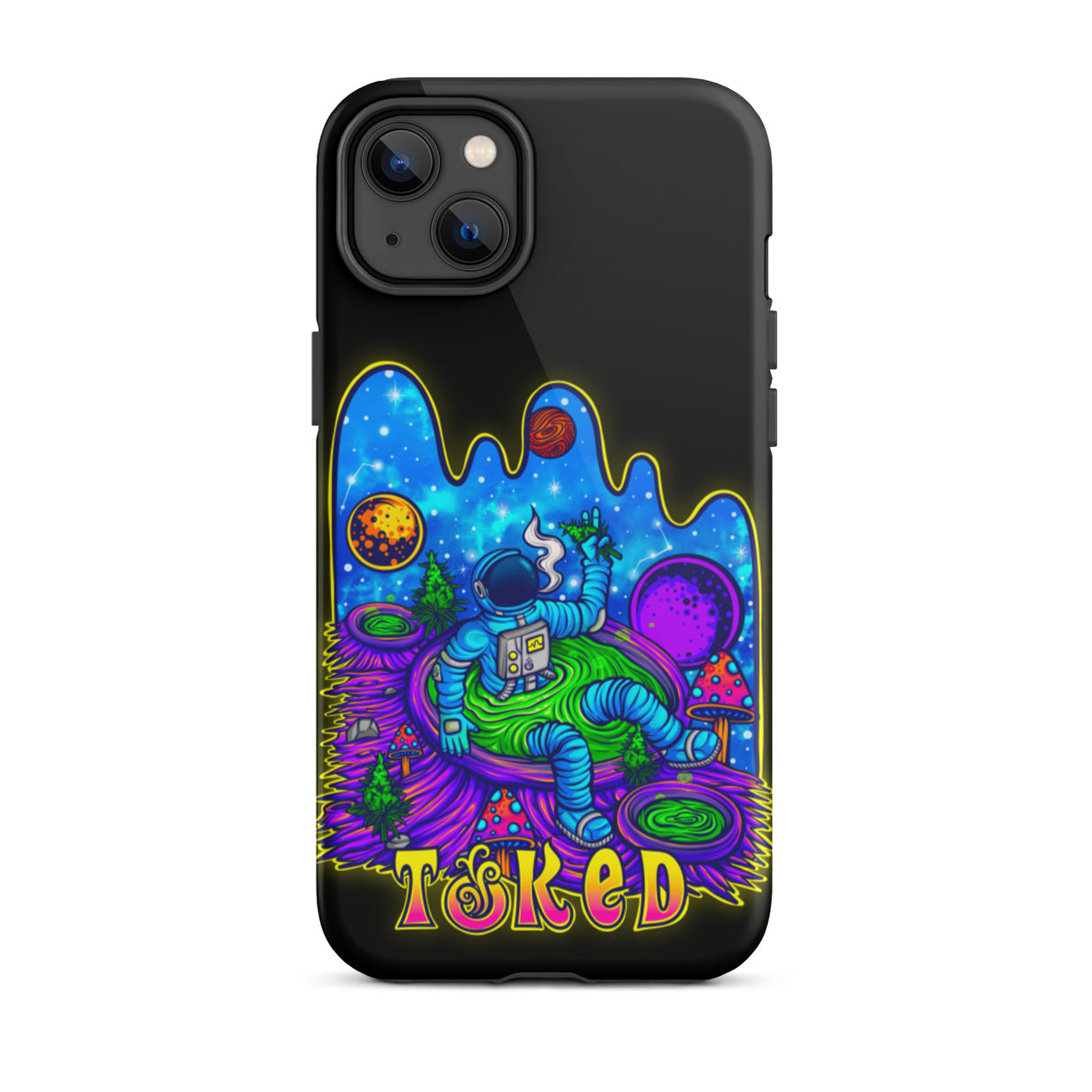 Spaceman Dual Layer Black iPhone Case