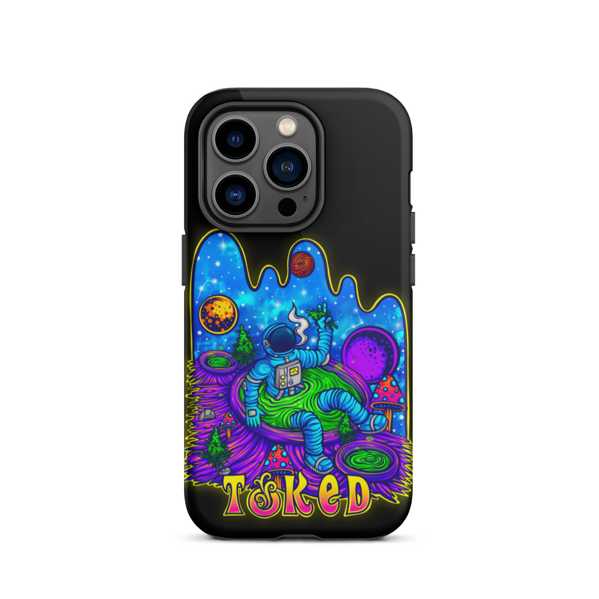 Spaceman Dual Layer Black iPhone Case