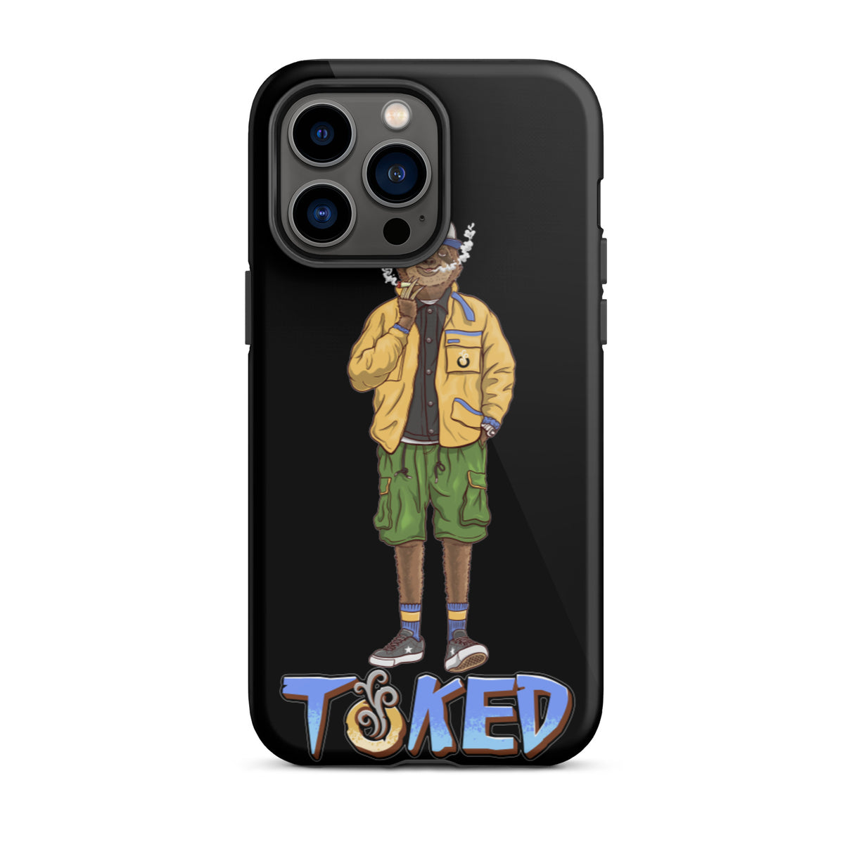 Sloth Dual Layer Black iPhone Case