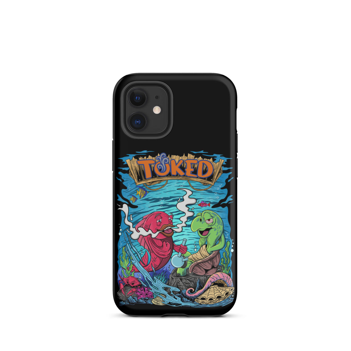 TOKED World Sapper Fish Dual Layer Black iPhone Case