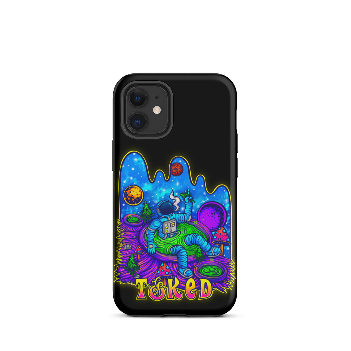 Spaceman Dual Layer Black iPhone Case