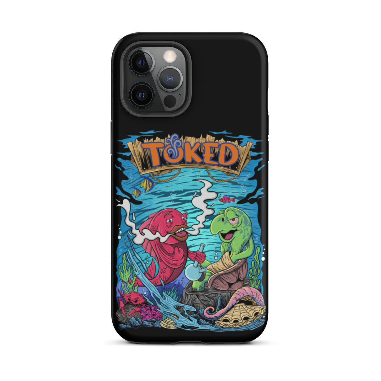 TOKED World Sapper Fish Dual Layer Black iPhone Case