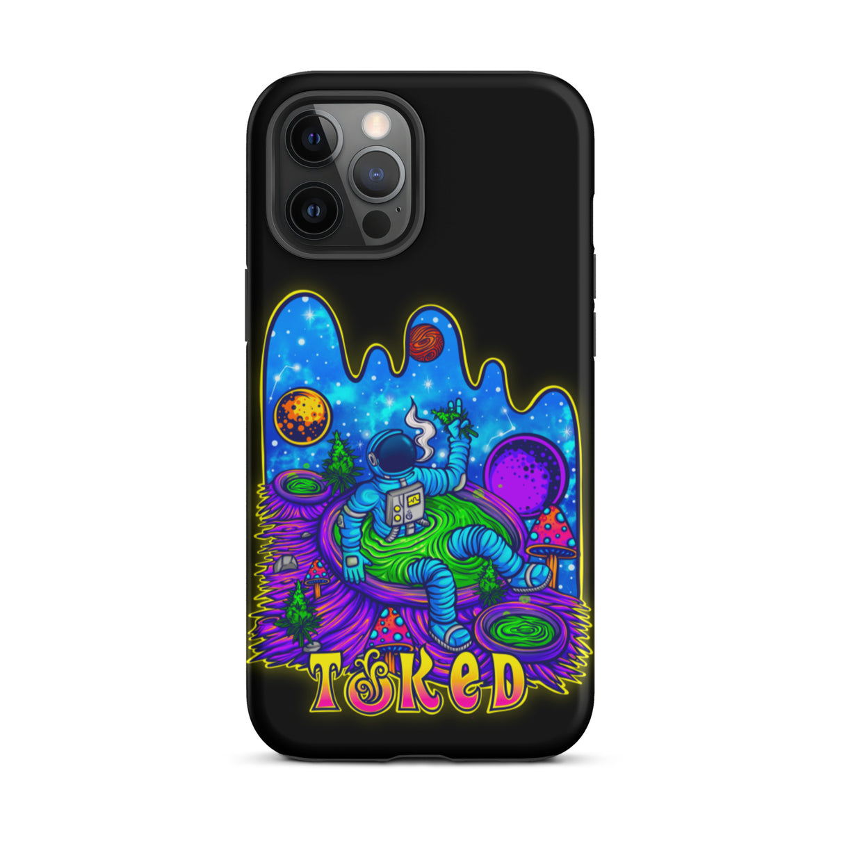 Spaceman Dual Layer Black iPhone Case