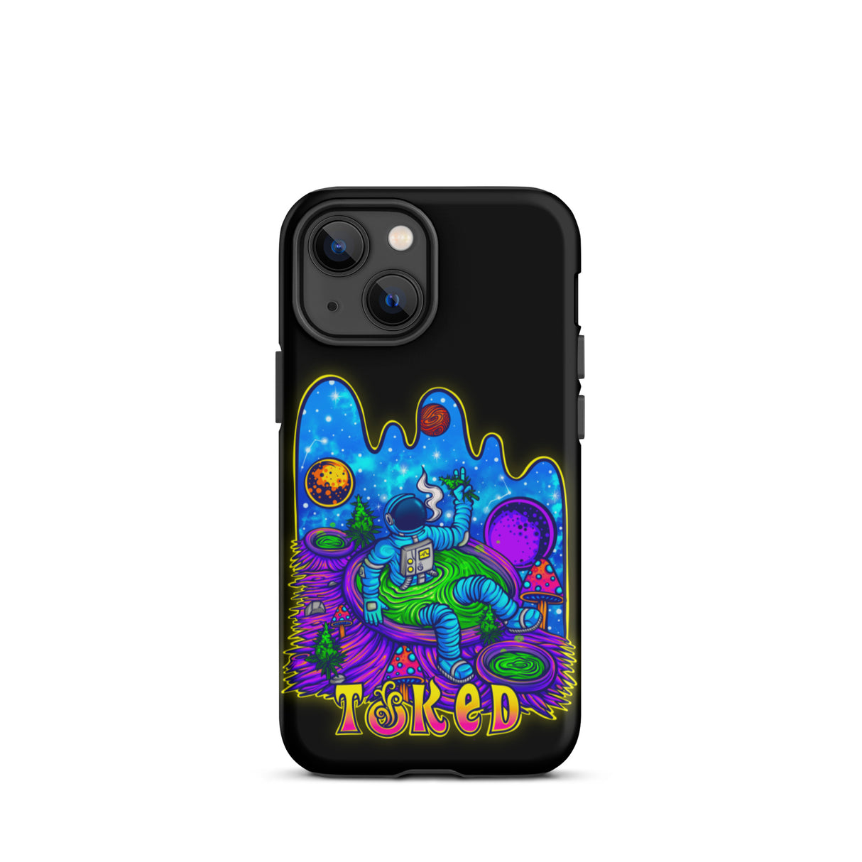 Spaceman Dual Layer Black iPhone Case