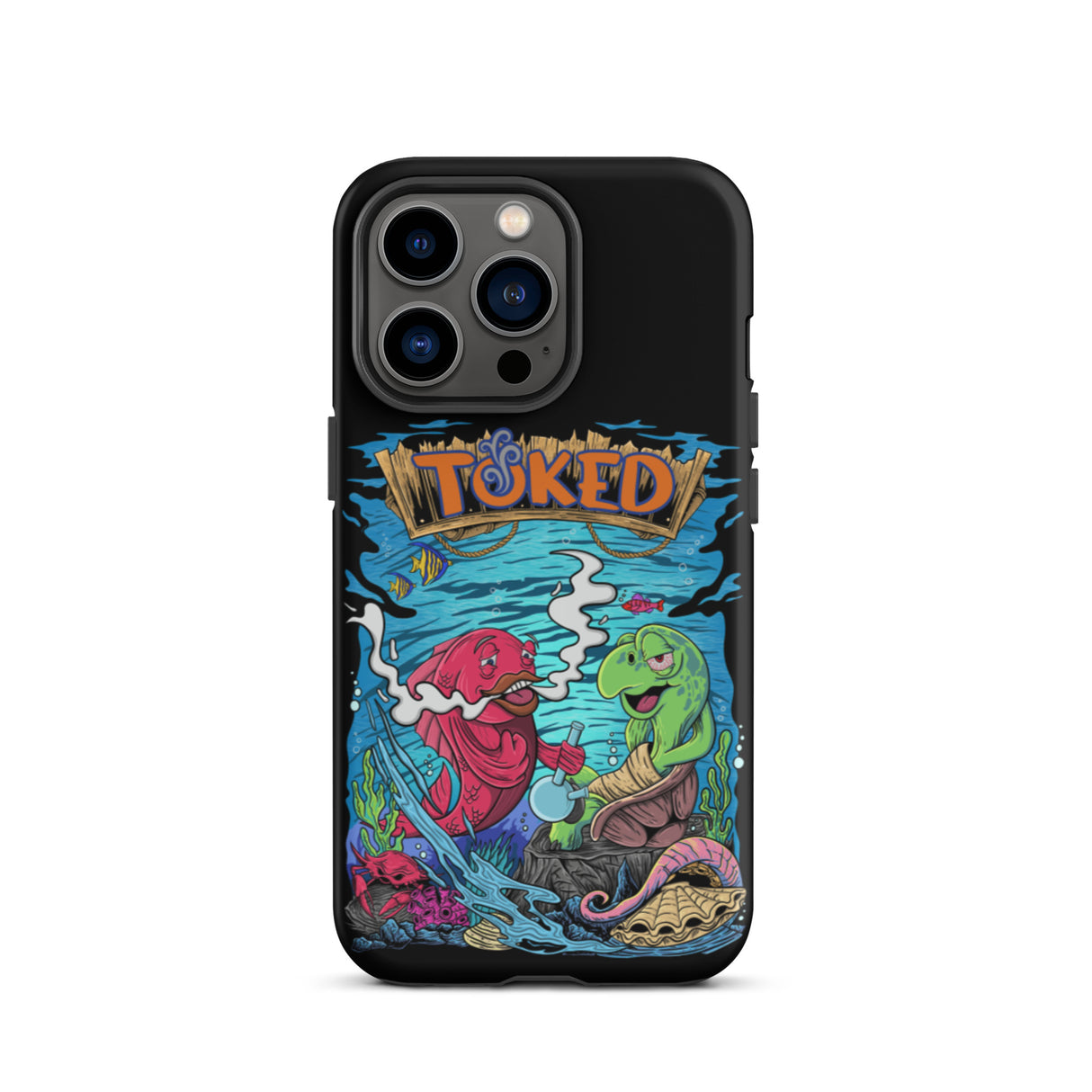 TOKED World Sapper Fish Dual Layer Black iPhone Case