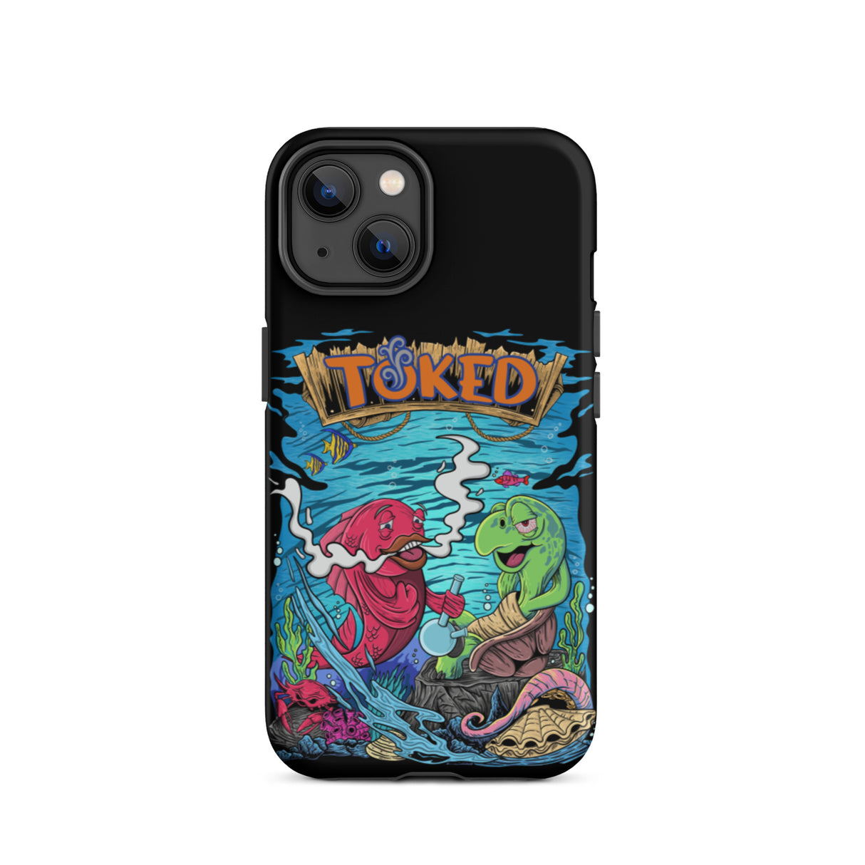 TOKED World Sapper Fish Dual Layer Black iPhone Case