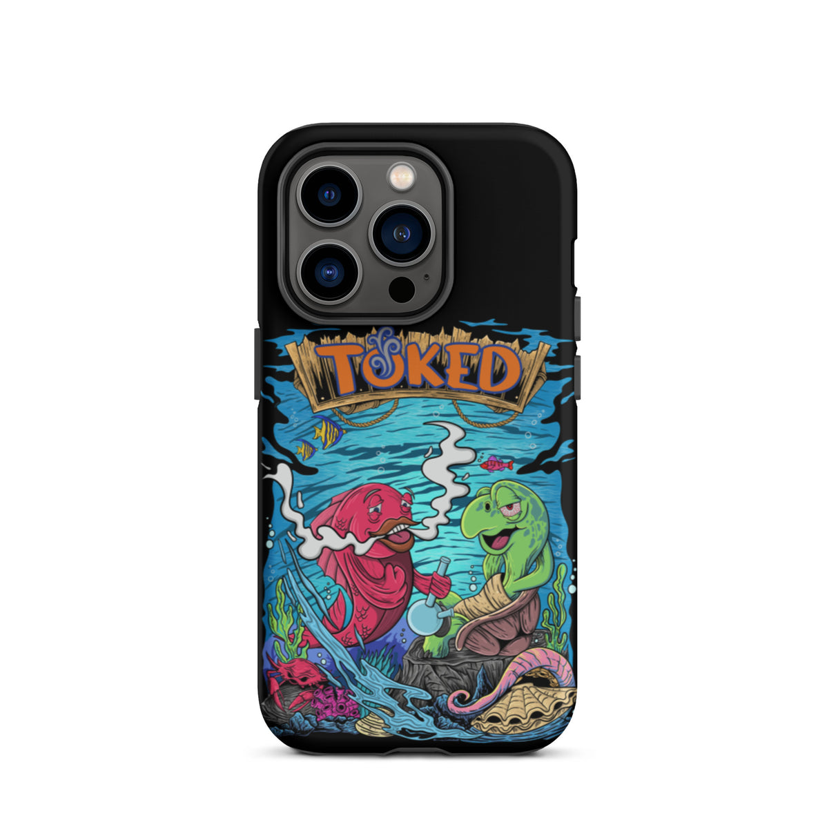 TOKED World Sapper Fish Dual Layer Black iPhone Case