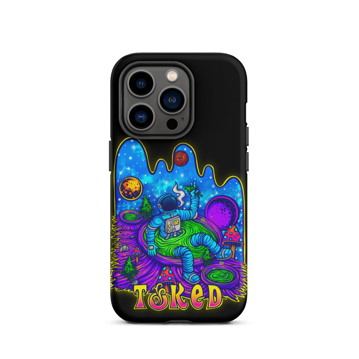 Spaceman Dual Layer Black iPhone Case