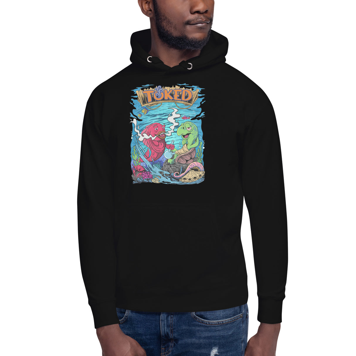 TOKED World Snapper Fish Hoodie