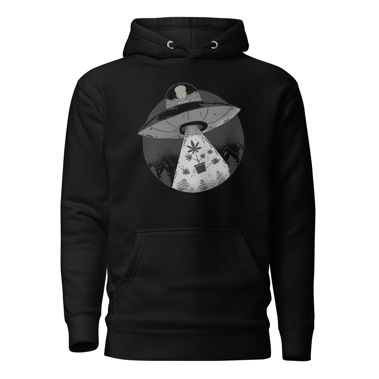 Alien Cropping Hoodie