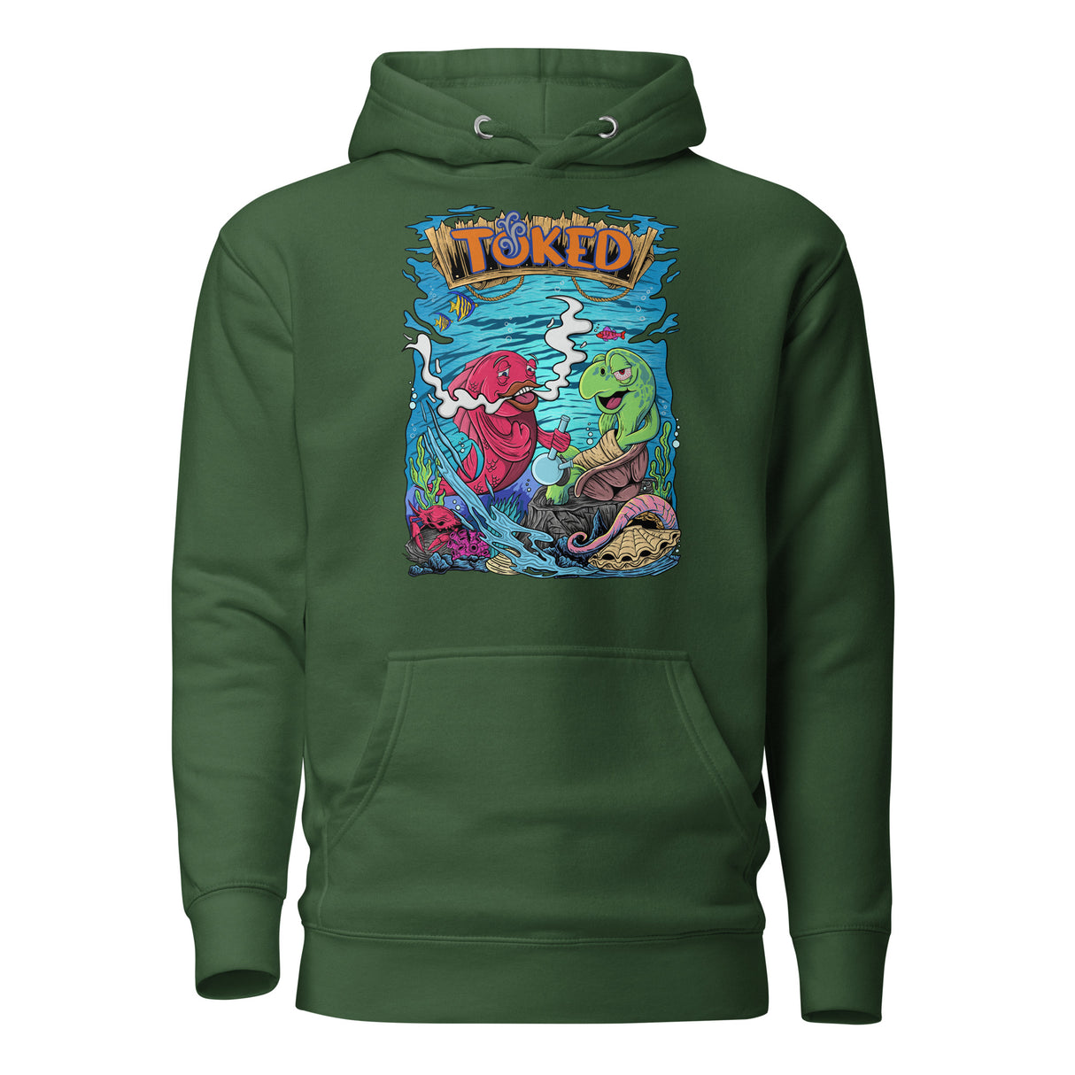 TOKED World Snapper Fish Hoodie