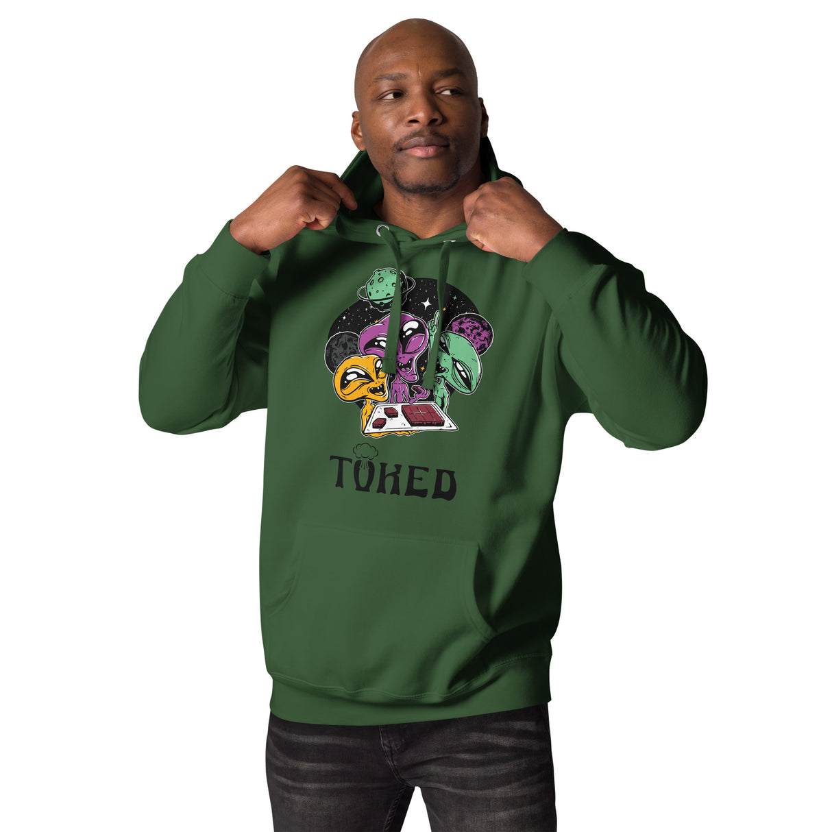 TOKED World Alien Baked Party Hoodie