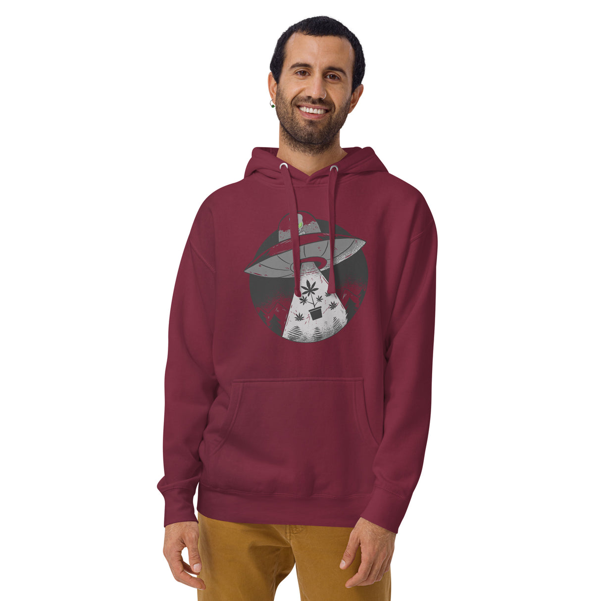 Alien Cropping Hoodie