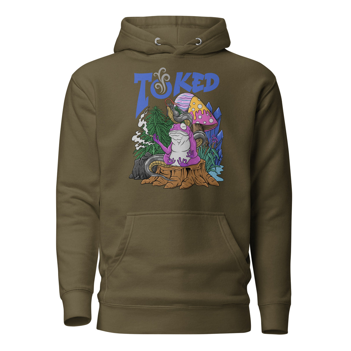 TOKED World Snake Frog Hoodie