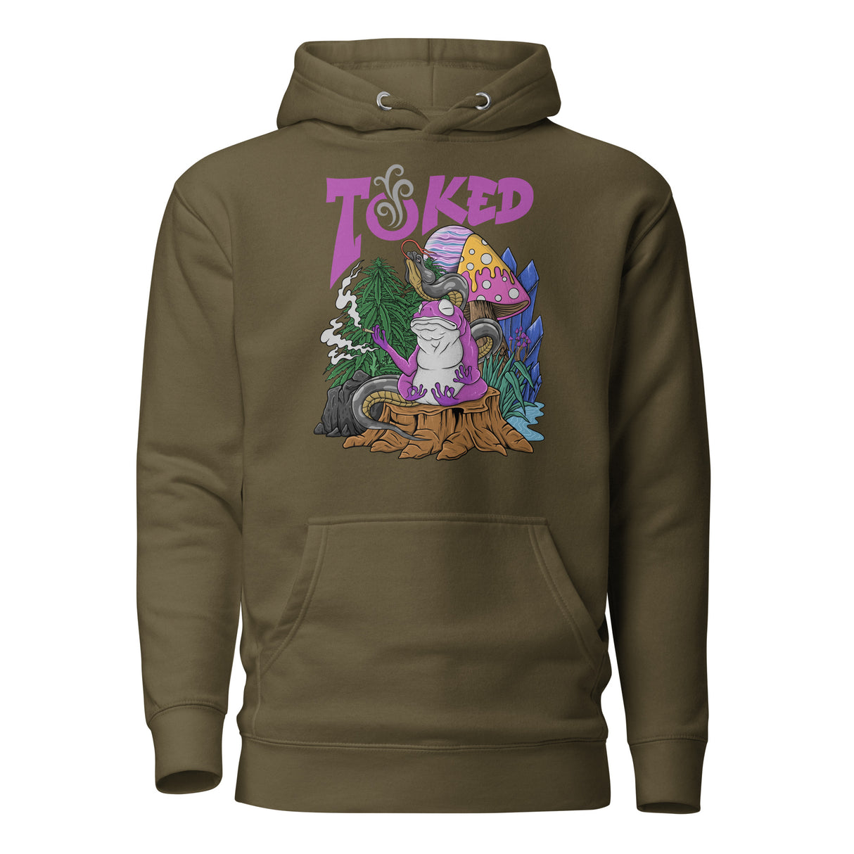 TOKED World Snake Frog Hoodie
