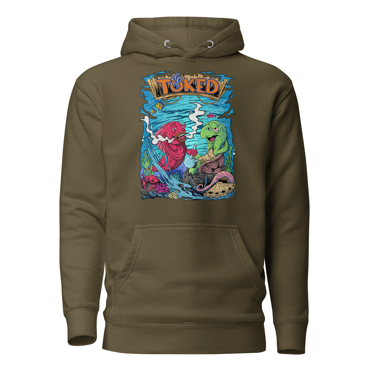 TOKED World Snapper Fish Hoodie