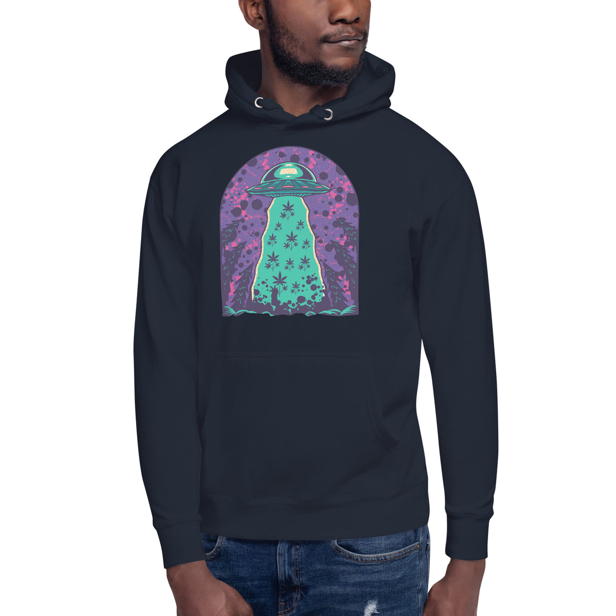 Alien Cropping Hoodie