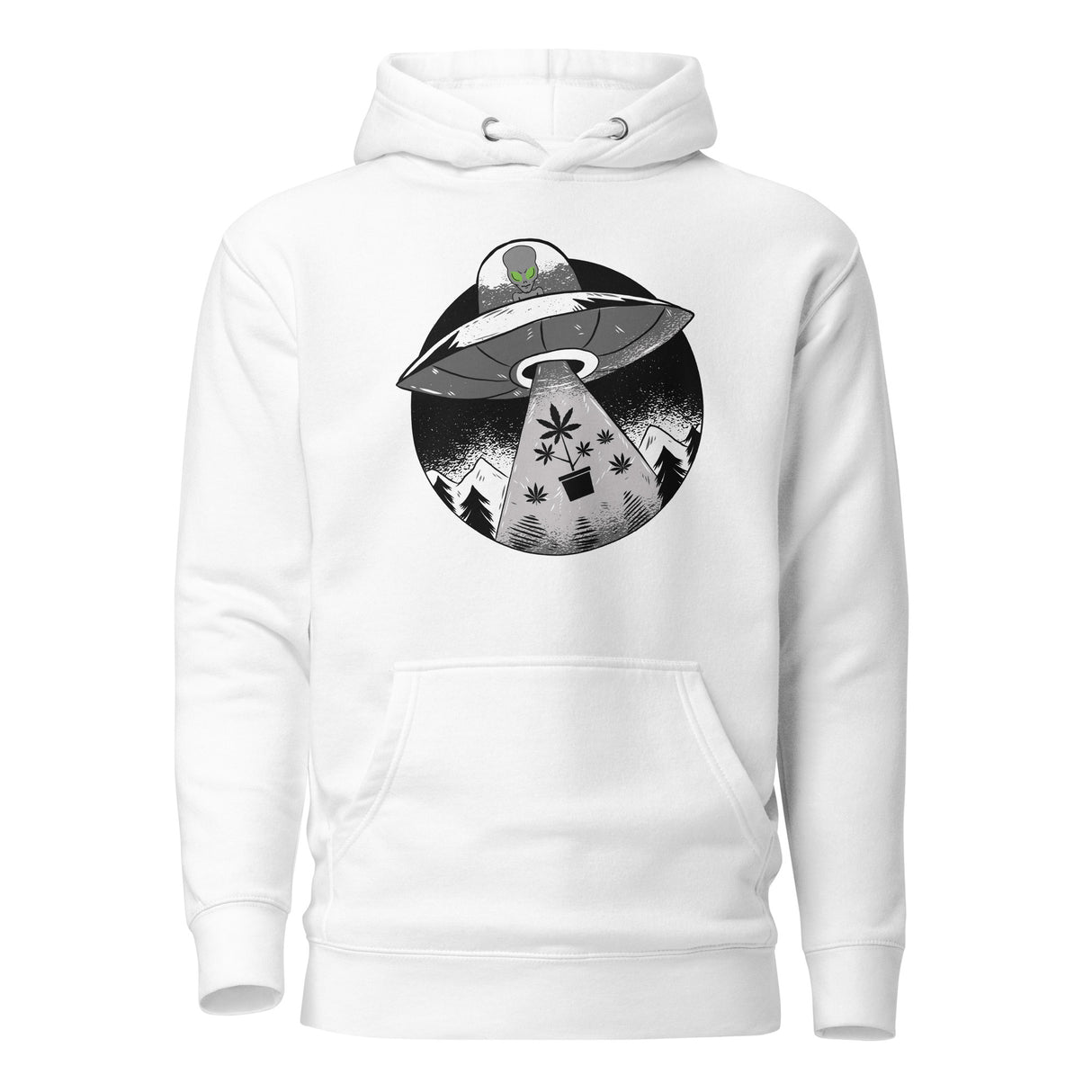 Alien Cropping Hoodie