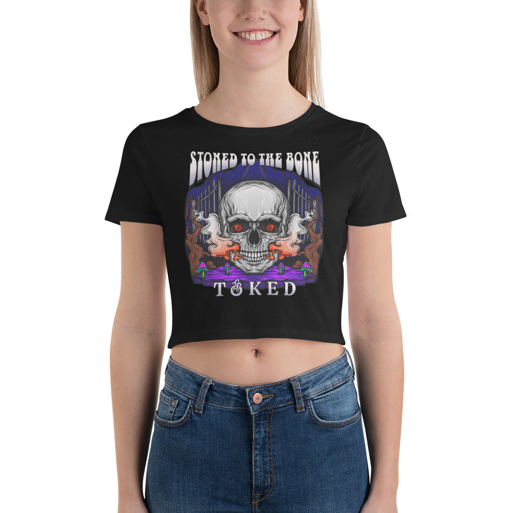 Stoned to the Bone Crop Top T-Shirt