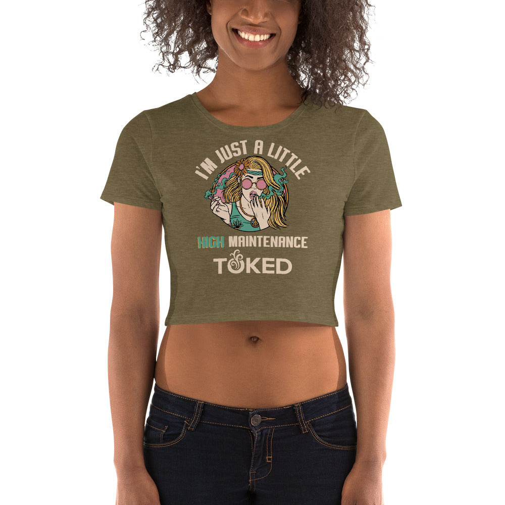 A Little High Maintenance Crop Top T-Shirt