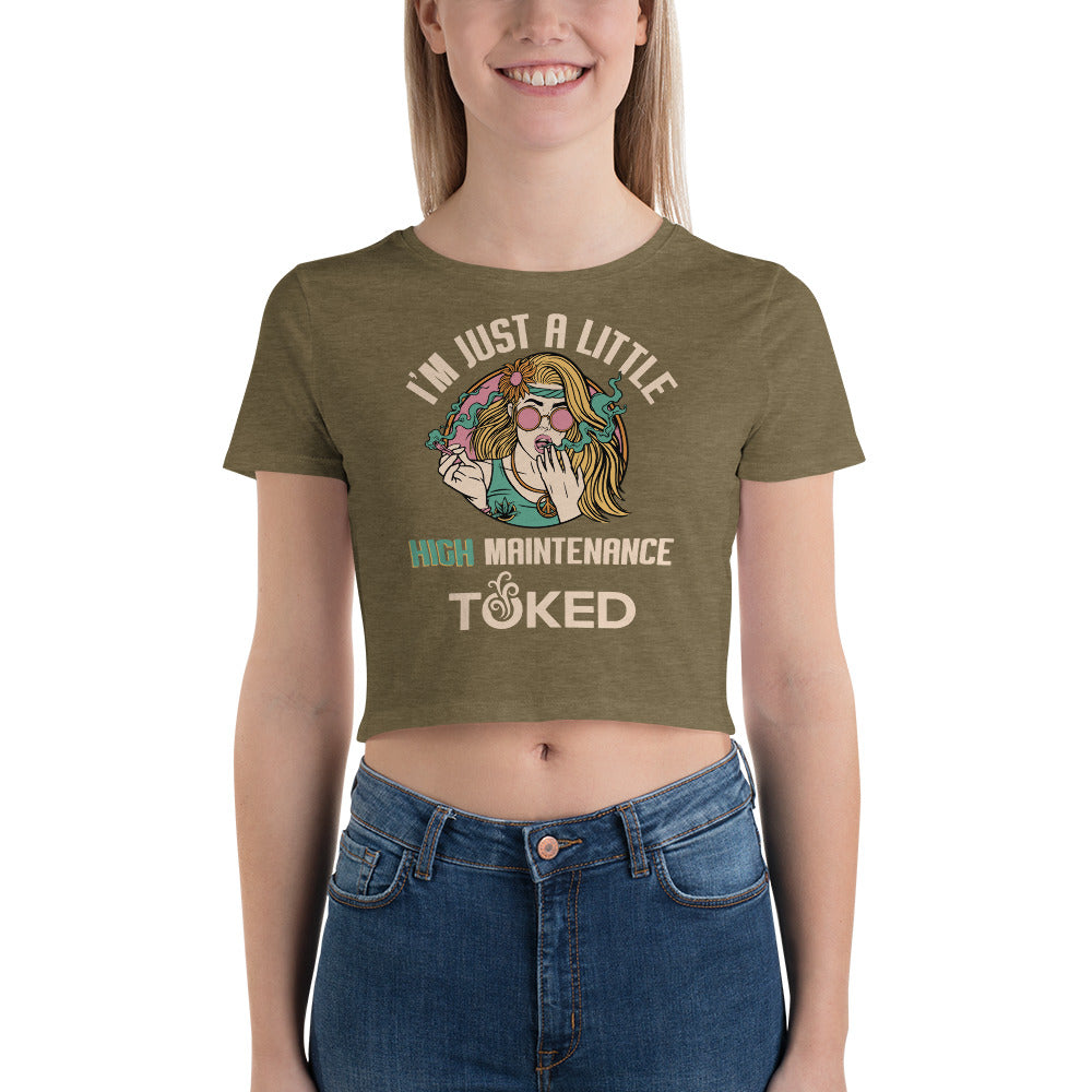 A Little High Maintenance Crop Top T-Shirt