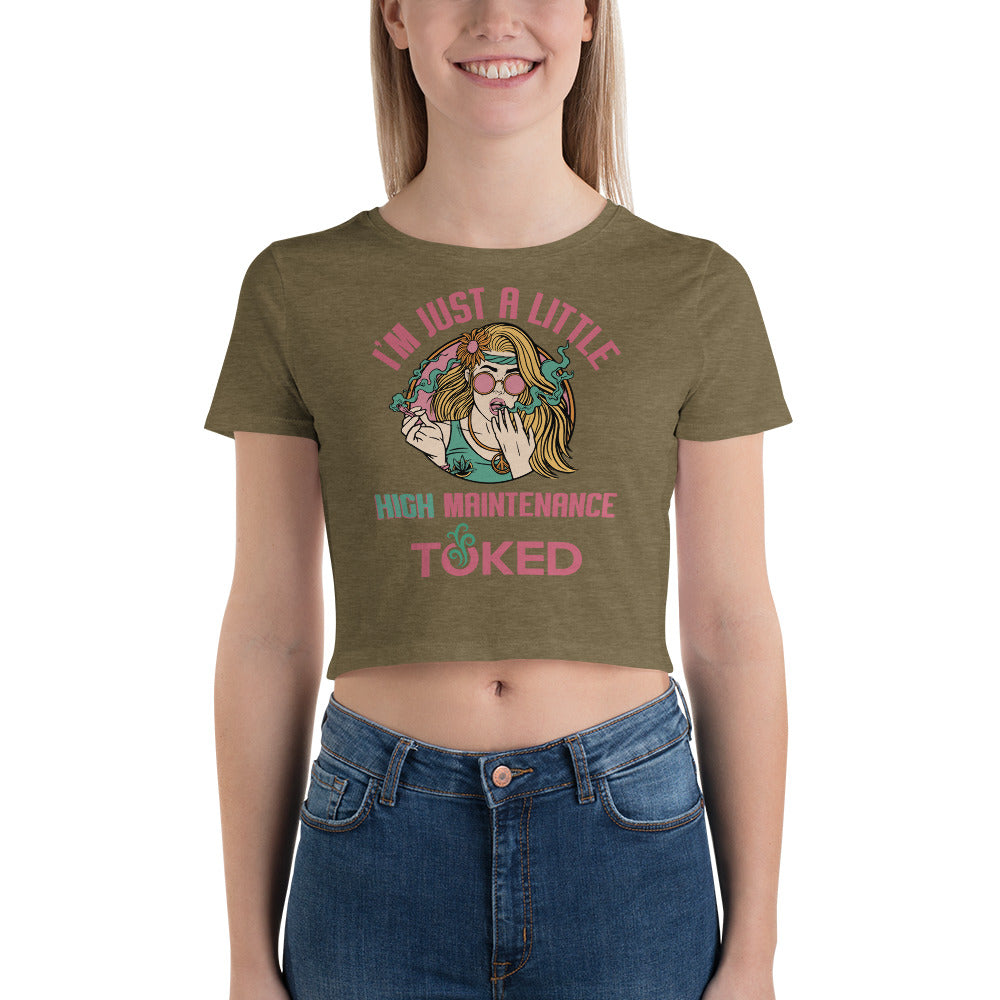 A Little High Maintenance Crop Top T-Shirt