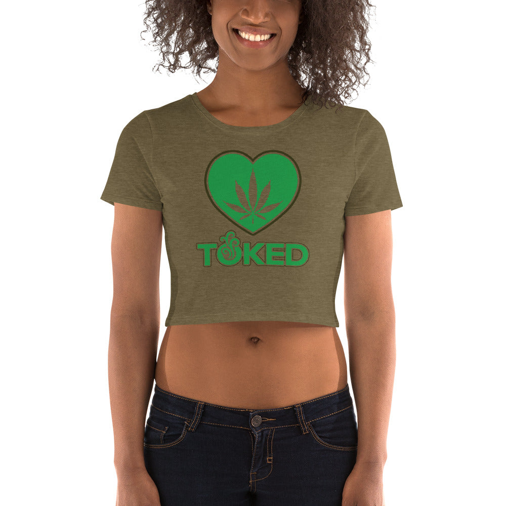 Heart Leaf Crop Top T-Shirt