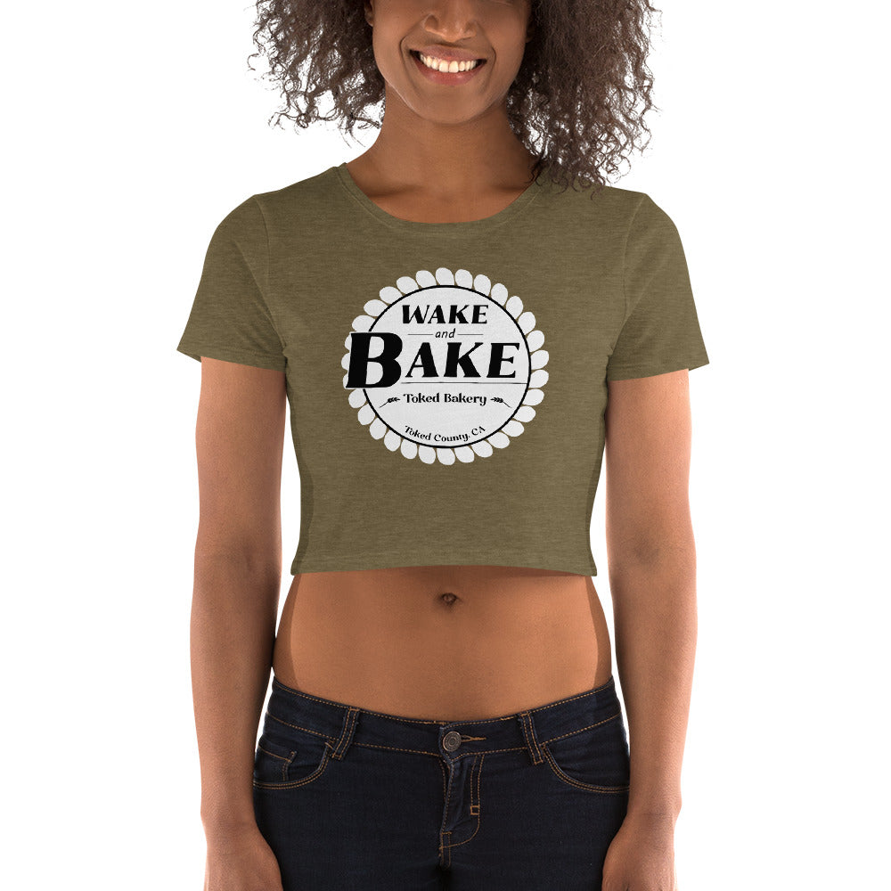 Wake and Bake Crop Top T-Shirt