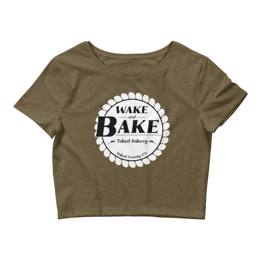 Wake and Bake Crop Top T-Shirt
