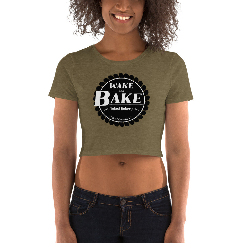 Wake and Bake Crop Top T-Shirt