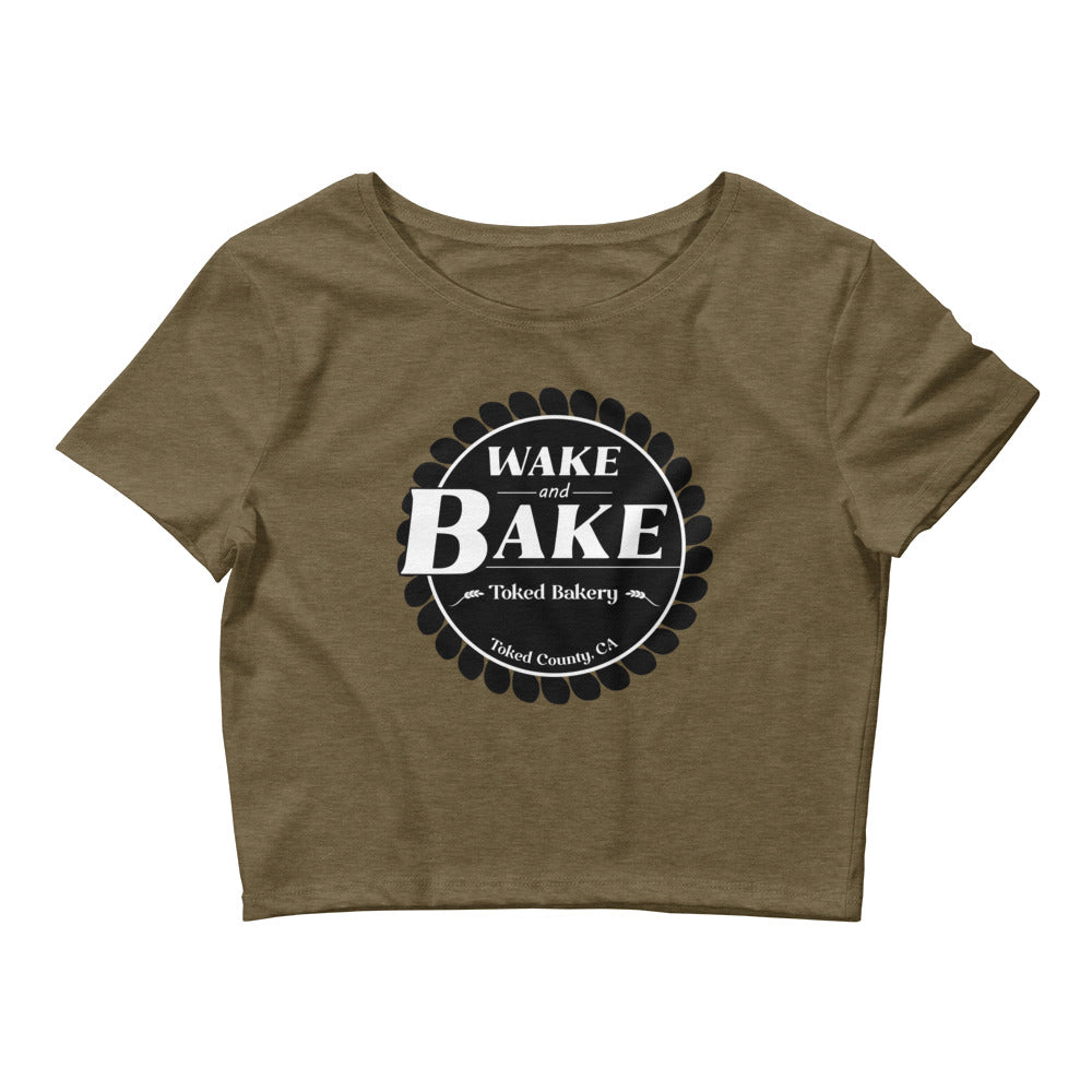 Wake and Bake Crop Top T-Shirt