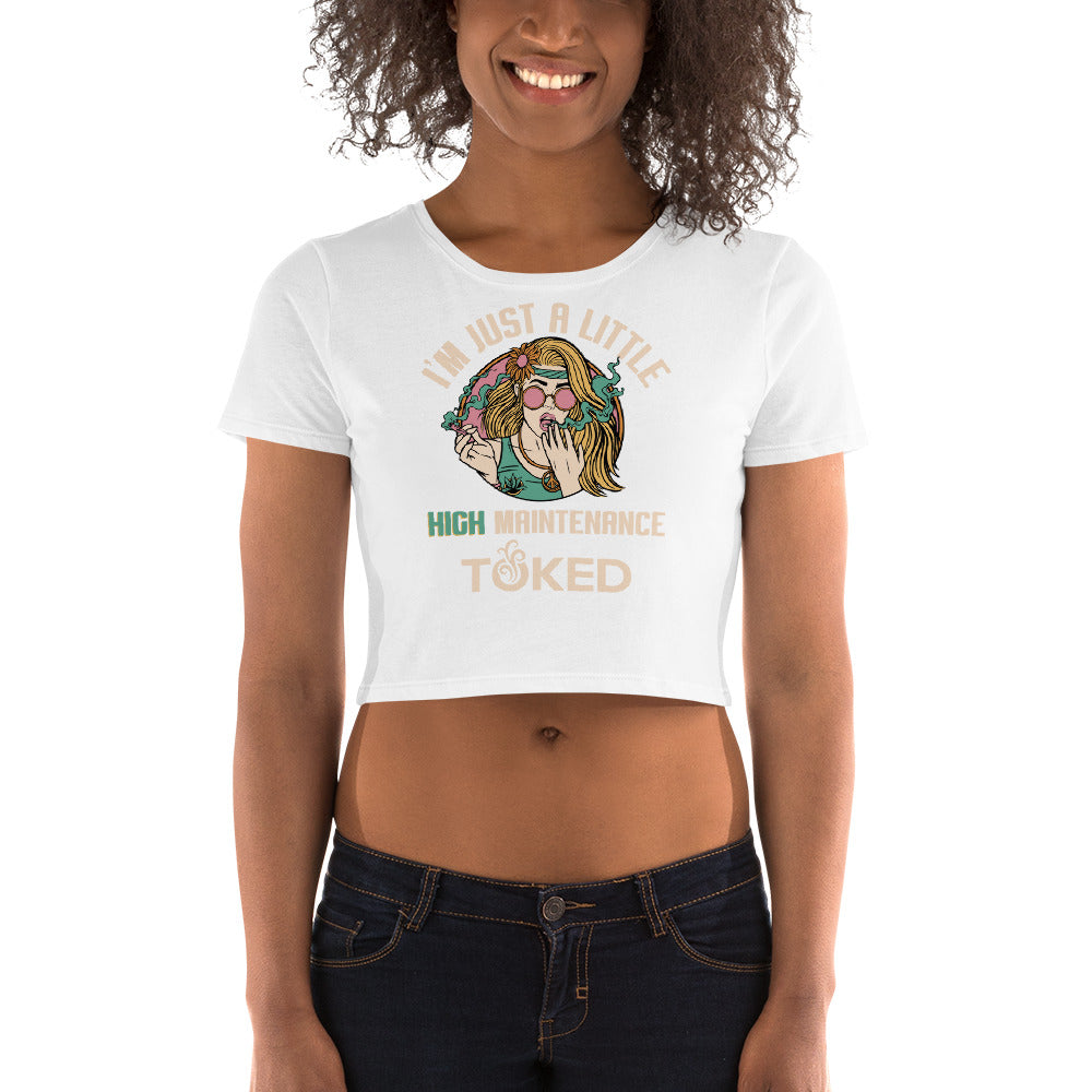 A Little High Maintenance Crop Top T-Shirt