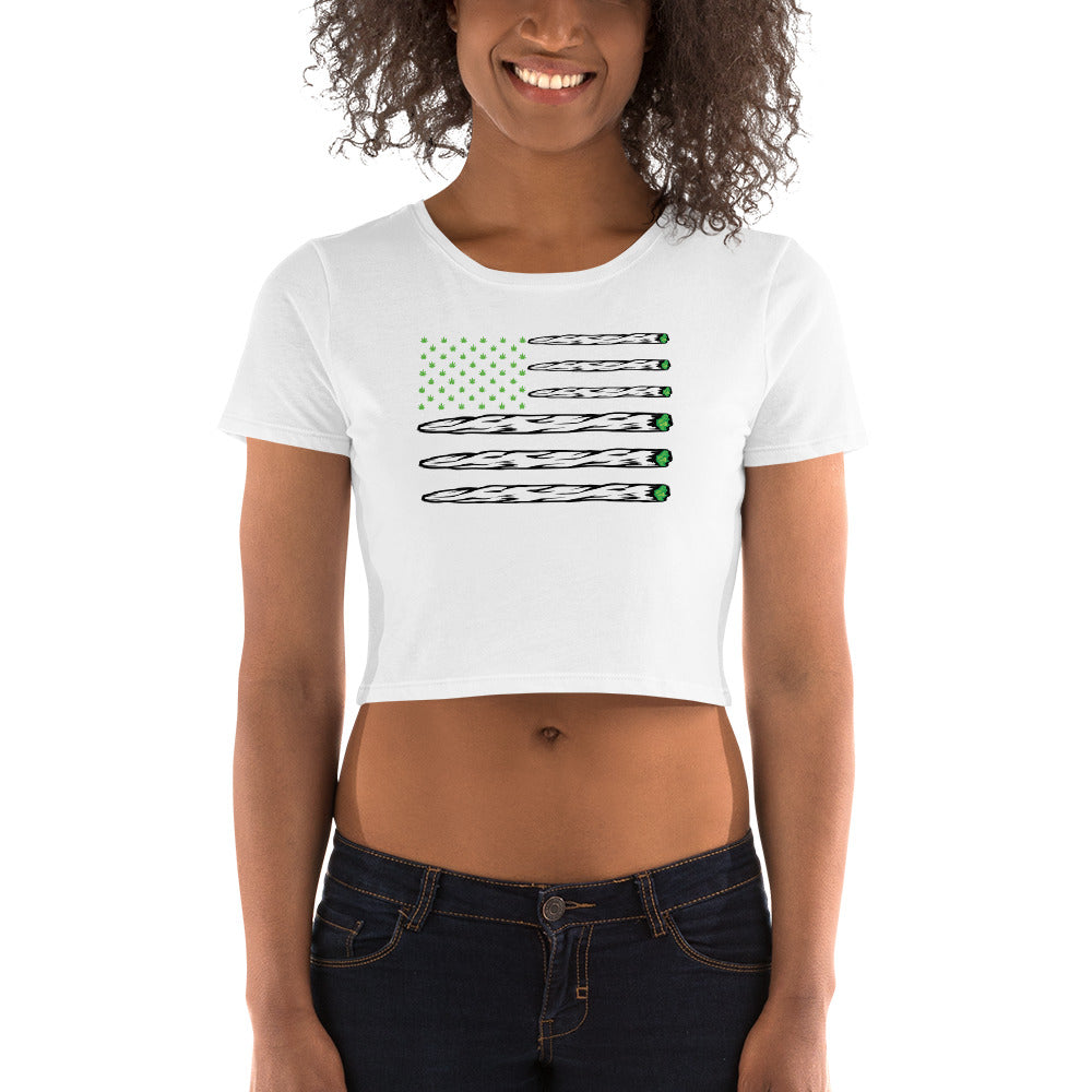 TOKED Flag Crop Top T-Shirt