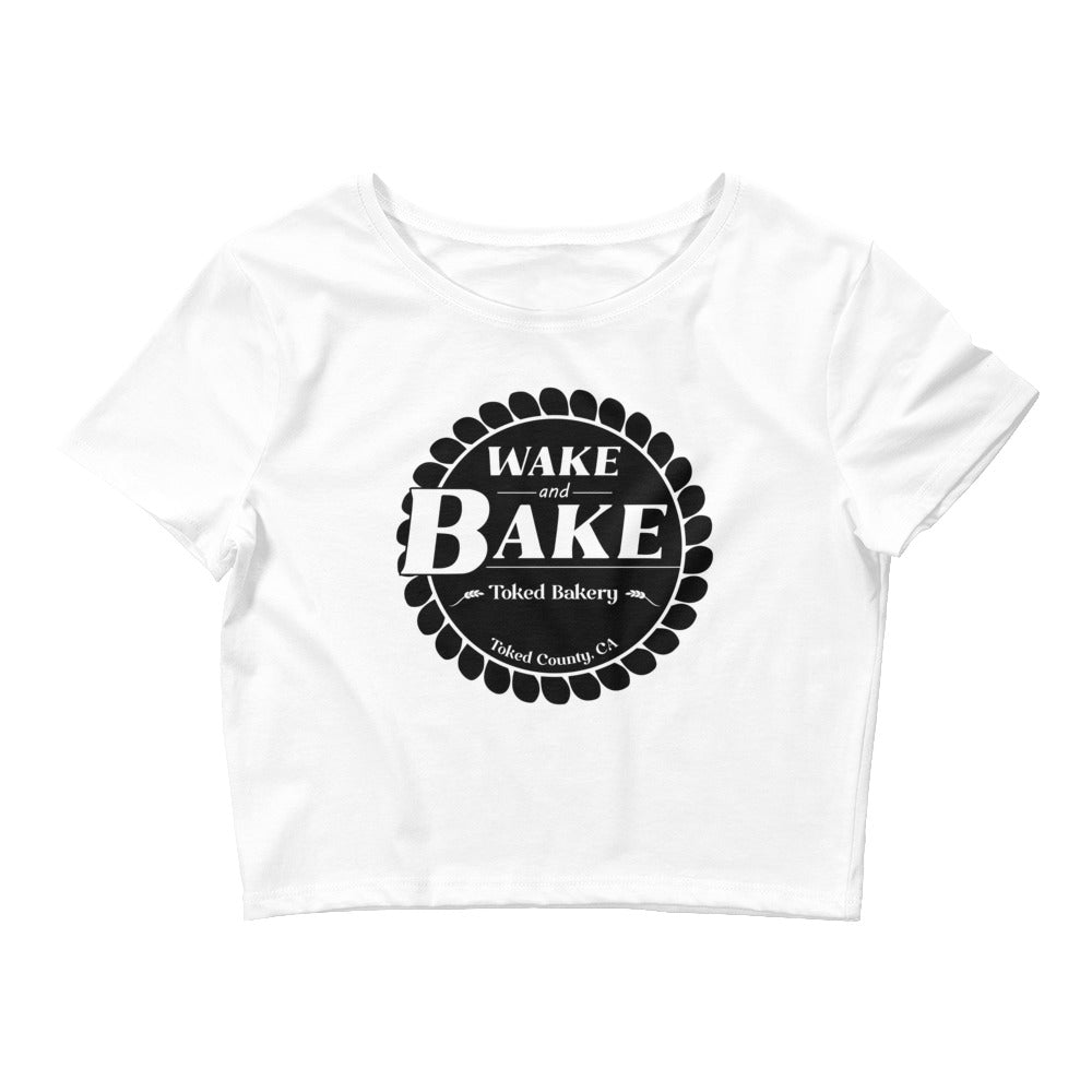 Wake and Bake Crop Top T-Shirt