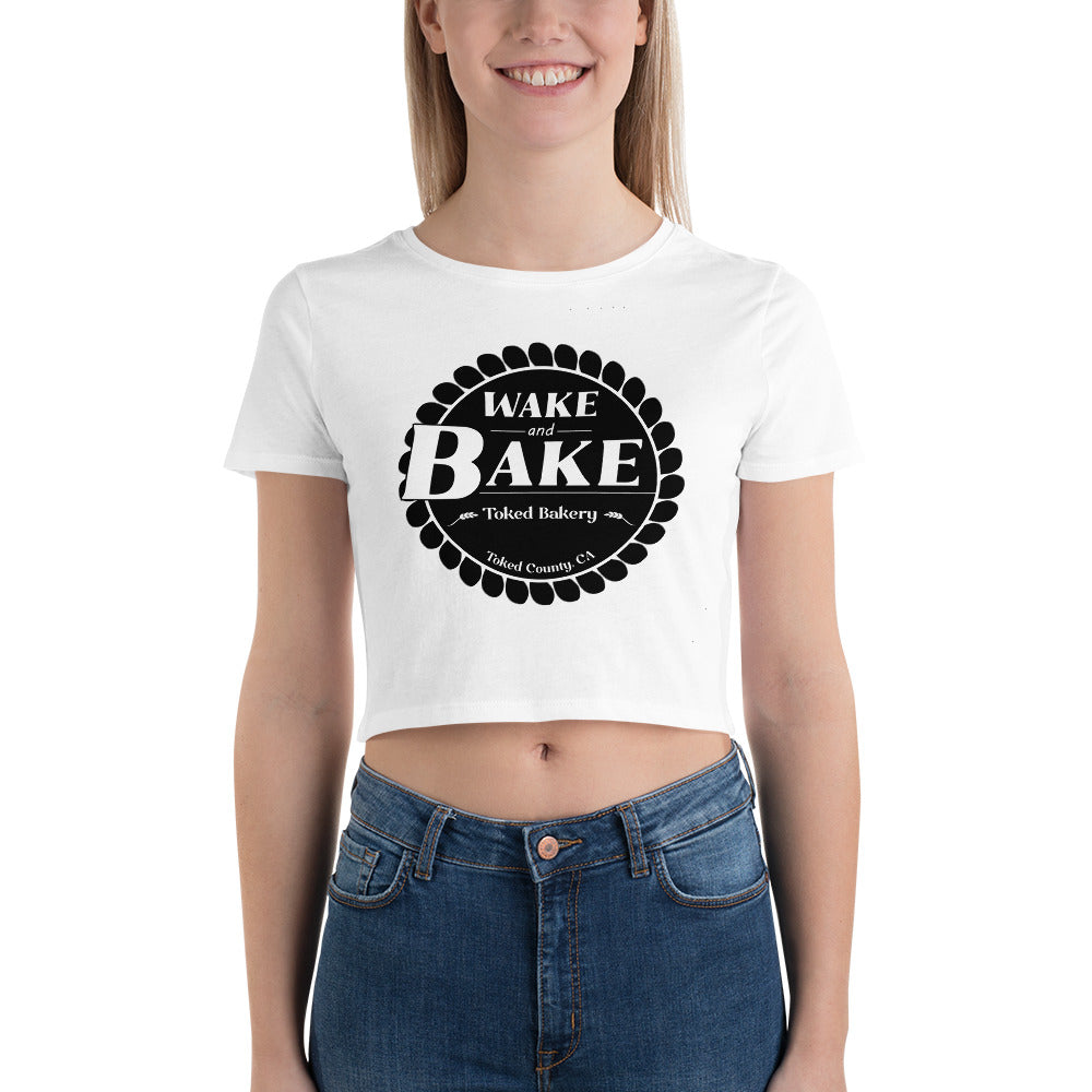 Wake and Bake Crop Top T-Shirt