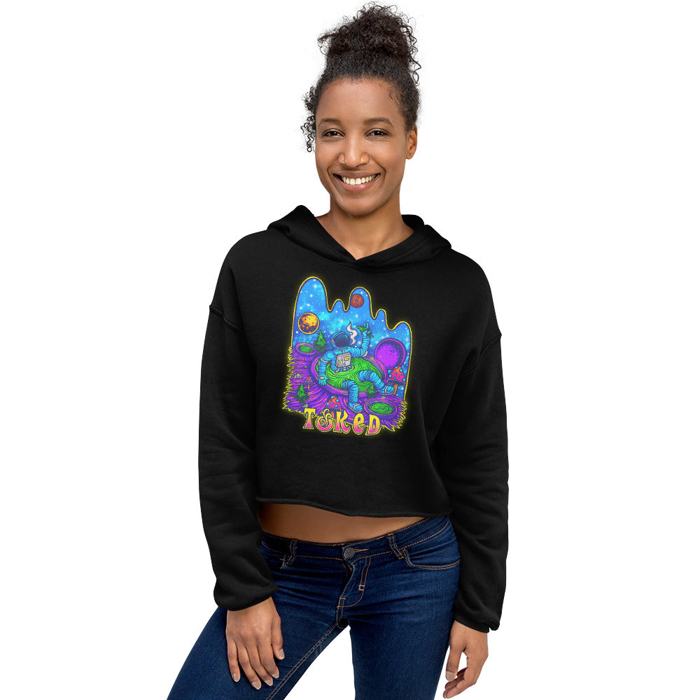 Spacewoman Crop Top Hoodie