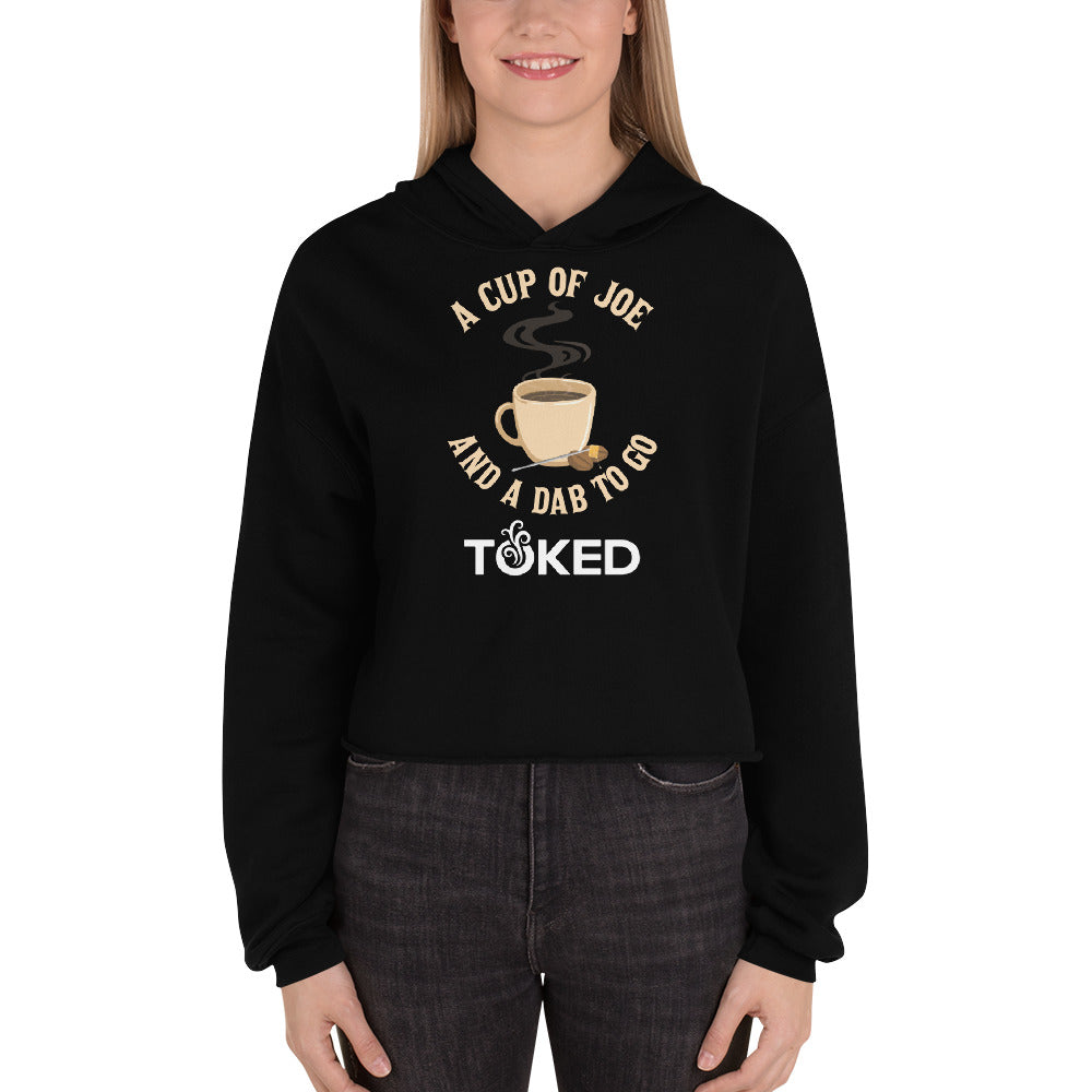 A Cup of Joe Dab Crop Top Hoodie