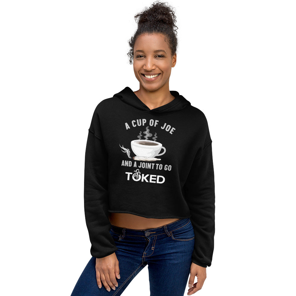 A Cup of Joe Crop Top Hoodie