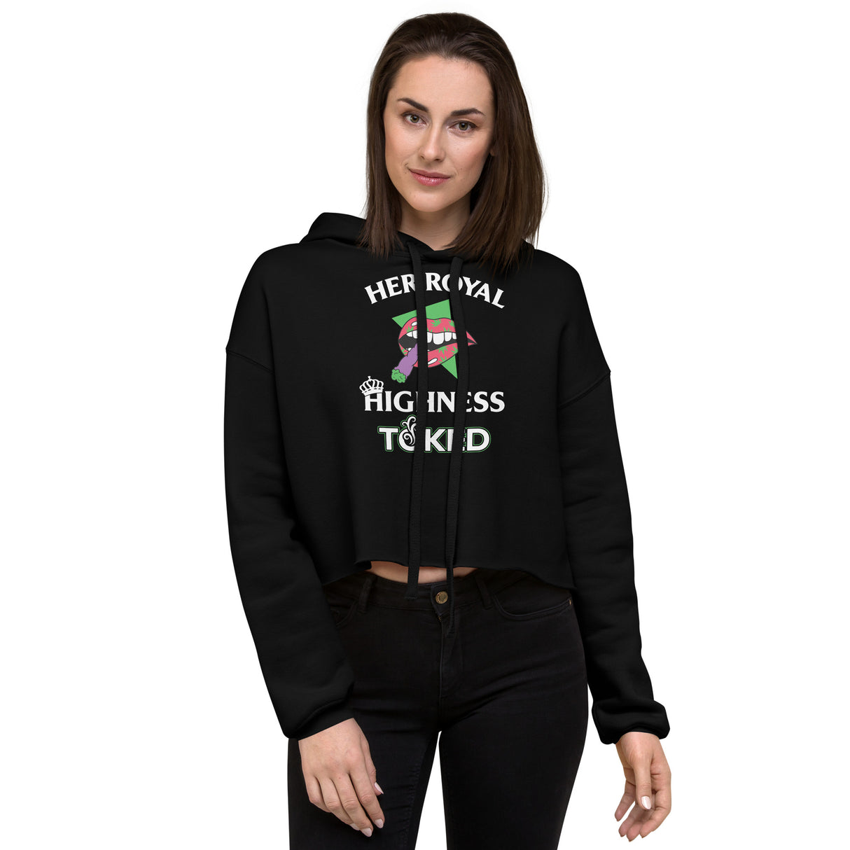 Her Royal Highness Crop Top Hoodie